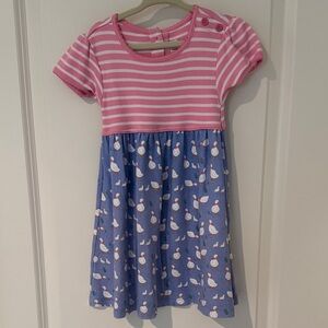 JoJo Maman Bebe Pink and Blue Dress